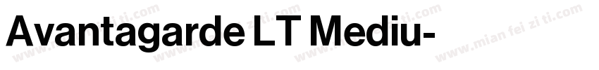 Avantagarde LT Mediu字体转换